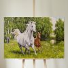 CABALLO-BLANCO-Y-CAFE-PINTURA-POR-NUMEROS