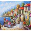 Precioso Pueblo Costero - Pintar por Números