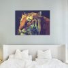 tigre triagulos pintura por numeros