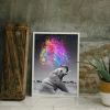 Elefante de colores Pintura por Diamantes: Kit Todo en Uno con Herramientas de Alta Calidad